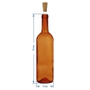 Butelka na wino 0,75 L brązowa - zgrzewka 8szt.