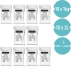 Węgiel aktywny kokosowy 1 kg x 10 - zestaw