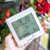 Stacja pogodowa – elektroniczna, podświetlana, sonda, biała
