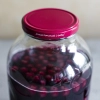 Słoik 5 L z ornamentem zakrętka bordo fi 100