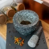Granitowy moździerz kuchenny z tłuczkiem