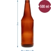Butelka na piwo 0,5 L - zgrzewka 8 szt.