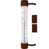 Termometr zewnętrzny brązowy (-50C do +50C) 27cm