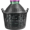 Balon do wina 20 L z szeroką szyjką w koszu plast.