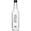 Butelka 0,5 L z zakrętką i nadrukiem Wiśniówka - 4 szt.