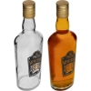 Butelka 0,5 L z zakrętką i nadrukiem 2- kolorowym Whisky - 4 szt.
