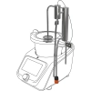 Destylator na robota kuchennego
