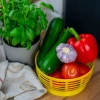 Koszyk plastikowy do Dam 5L, żółty