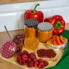 Zakrętka fi 66/4 kropki mix - 10 szt.