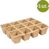Doniczki papierowe 4,5 x 5 x 4,5, zestaw 5 szt.