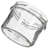 Słoik TO 235 ml z kolorową zakrętką fi82 - 6szt.