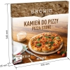 Kamień do pizzy okrągły, wykonany z kordierytu, średnica 33 cm