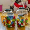 Nietłukący, wielofunkcyjny słoik z czarną zakrętką, 5 L