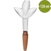 Nawadniacz do roślin – listek przezroczysty z ceramiczną nóżką, 120 ml