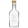Butelka 200ml z zakrętką, nadruk USZY KRÓLIKA 6szt