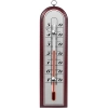 Termometr pokojowy ze srebrną skalą (-10C do +50C) 16cm mix