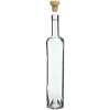 Butelka Marina z korkiem, biała 0,5 L
