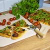 Kamień do pizzy prostokątny, wykonany z kordierytu, - 38 x 30,5 cm