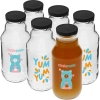 Butelka twist off 330 ml z zakrętką fi43 i kolorowym nadrukiem - 6 szt.