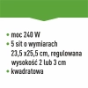 Suszarka do grzybów, owoców, warzyw i ziół z regulacją temp, 240W, biała