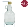 Butelka Gallone bez oplotu, z zakrętką 0,5 L