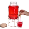 Słoik z kranikiem 3,8 L na stojaku
