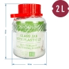 Słoik 2L z plastikową pokrywą