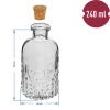 Zestaw buteleczek z korkami, 240 ml - 4szt.