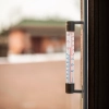 Termometr zewnętrzny z transparentną skalą (-70C do +50C) 23cm mix