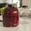 Nietłukący, wielofunkcyjny słoik z czarną zakrętką, 5 L