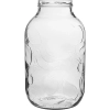 Słoik 5 L z ornamentem zakrętka bordo fi 100