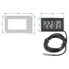 Termometr elektroniczny w ramce - do destylatorów (-50C do +110C)