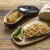 Kamionka - garnek na smalec, podłużny z pokrywką 0,75L