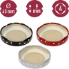 Zakrętka fi 43 mm kropki mix - 10 szt.