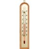 Termometr pokojowy ze złotą skalą (-10C do +50C) 22cm, mix