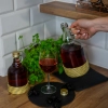 Butelka Gallone 1L w oplocie, z zakrętką