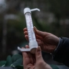 Termometr zewnętrzny biały (-50C do +50C) 18cm