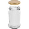 Słoik TO 300 ml ze złotą zakrętką fi 66 - 6szt.