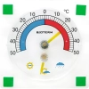 Termometr uniwersalny z higrometrem transparentny, samoprzylepny (-50C do +50C)