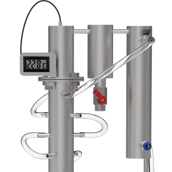 Termometr elektroniczny w ramce - do destylatorów (-50C do +110C)