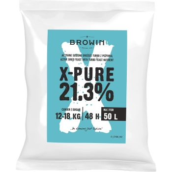 Drożdże Turbo X-Pure 21,3%, 50 L