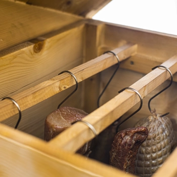 Wędzarnia 200 L dragON Larch E21 - z modrzewia, elektryczna