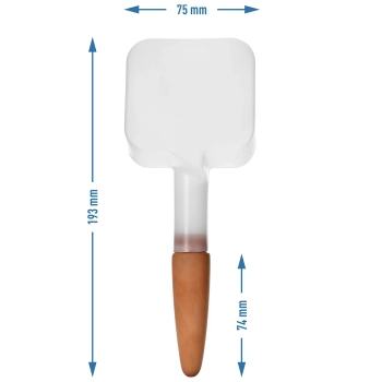 Nawadniacz do roślin - tabliczka biała z ceramiczną nóżką, 200 ml