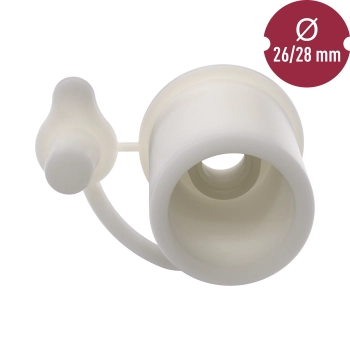 Korek do balonu fi 26/28 mm z zamknięciem
