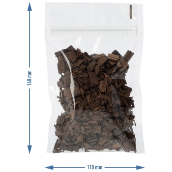 Płatki dębowe waniliowe, mocno opiekane, 50 g