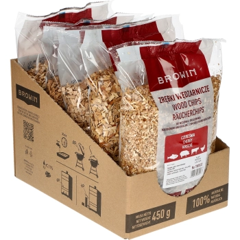 Zrębki wędzarnicze (100% Czereśnia) kl 2 - 450g X5