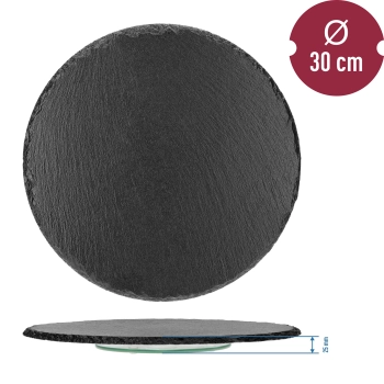Patera obrotowa łupkowa fi30cm