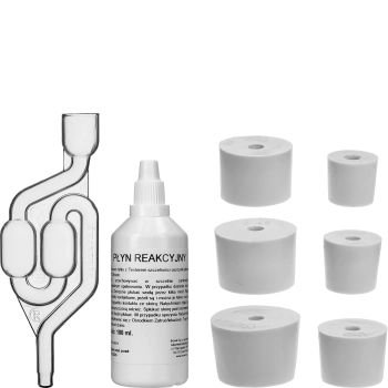 Tester uszczelki pod głowicą - 6 adapterów, 100 ml płynu