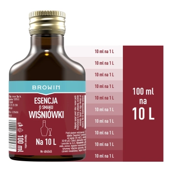 Esencja o smaku wiśniówki na 10 L - 100 ml