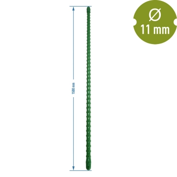 Tyczka stalowa powlekana PE 1,5 m x 11 mm